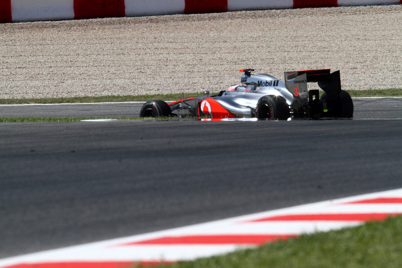 GP SPAGNA, 11.05.2012- Prove Libere 1, Jenson Button (GBR) McLaren Mercedes MP4-27