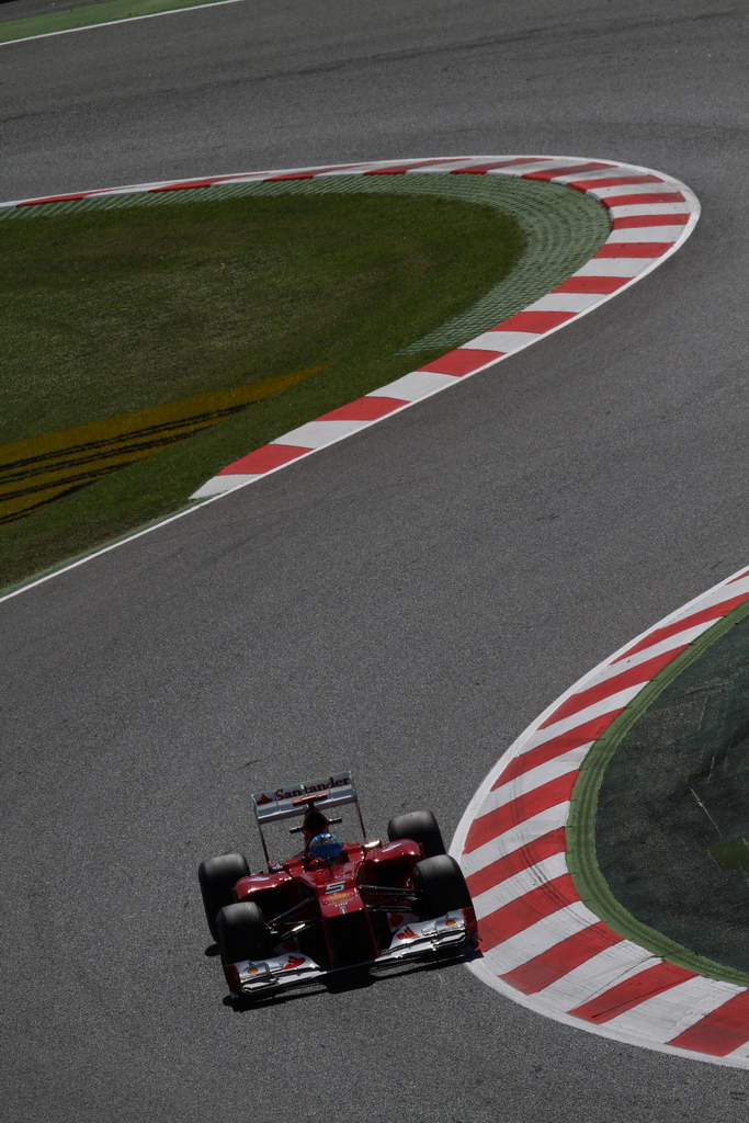 GP SPAGNA, 11.05.2012- Prove Libere 1, Fernando Alonso (ESP) Ferrari F2012