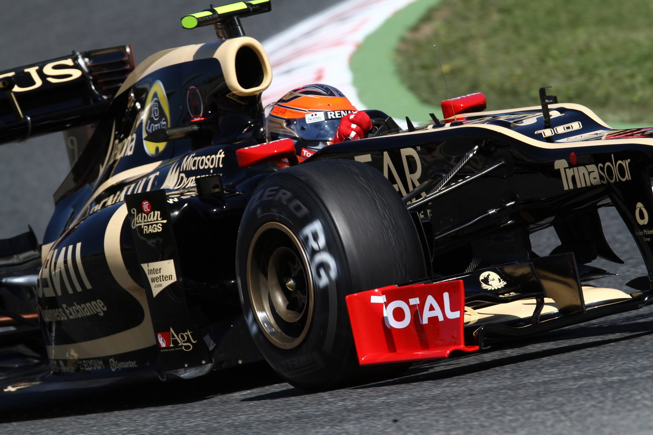 GP SPAGNA, 11.05.2012- Prove Libere 1, Romain Grosjean (FRA) Lotus F1 Team E20