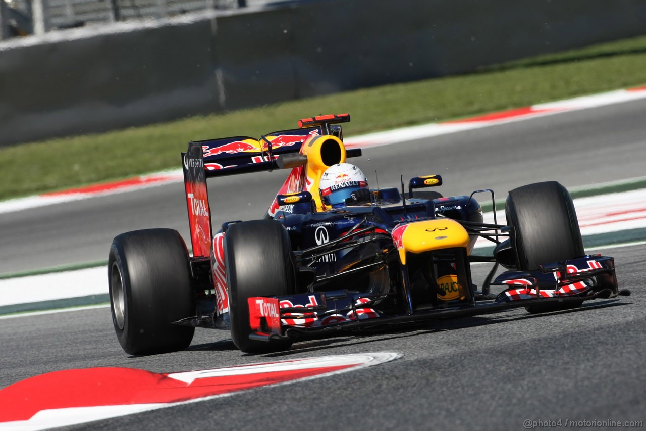 GP SPAGNA, 11.05.2012- Prove Libere 1, Sebastian Vettel (GER) Red Bull Racing RB8