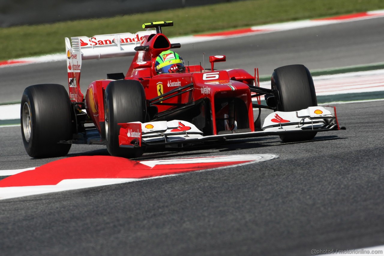GP SPAGNA, 11.05.2012- Prove Libere 1, Felipe Massa (BRA) Ferrari F2012 
