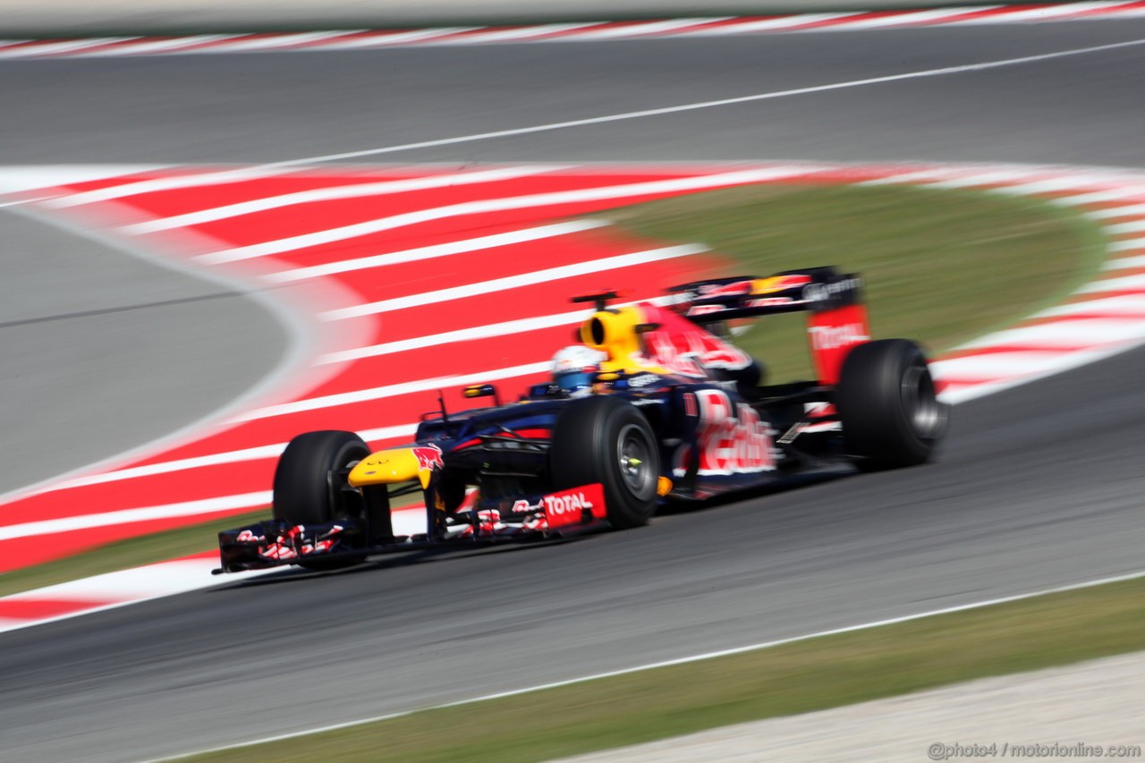 GP SPAGNA, 11.05.2012- Prove Libere 1, Sebastian Vettel (GER) Red Bull Racing RB8