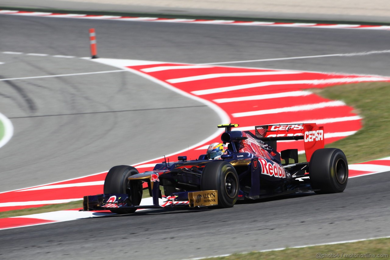 GP SPAGNA, 11.05.2012- Prove Libere 1, Jean-Eric Vergne (FRA) Scuderia Toro Rosso STR7 