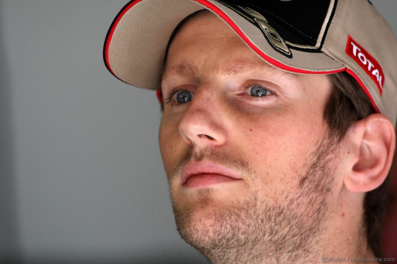 GP SPAGNA, 11.05.2012- Prove Libere 1, Romain Grosjean (FRA) Lotus F1 Team E20