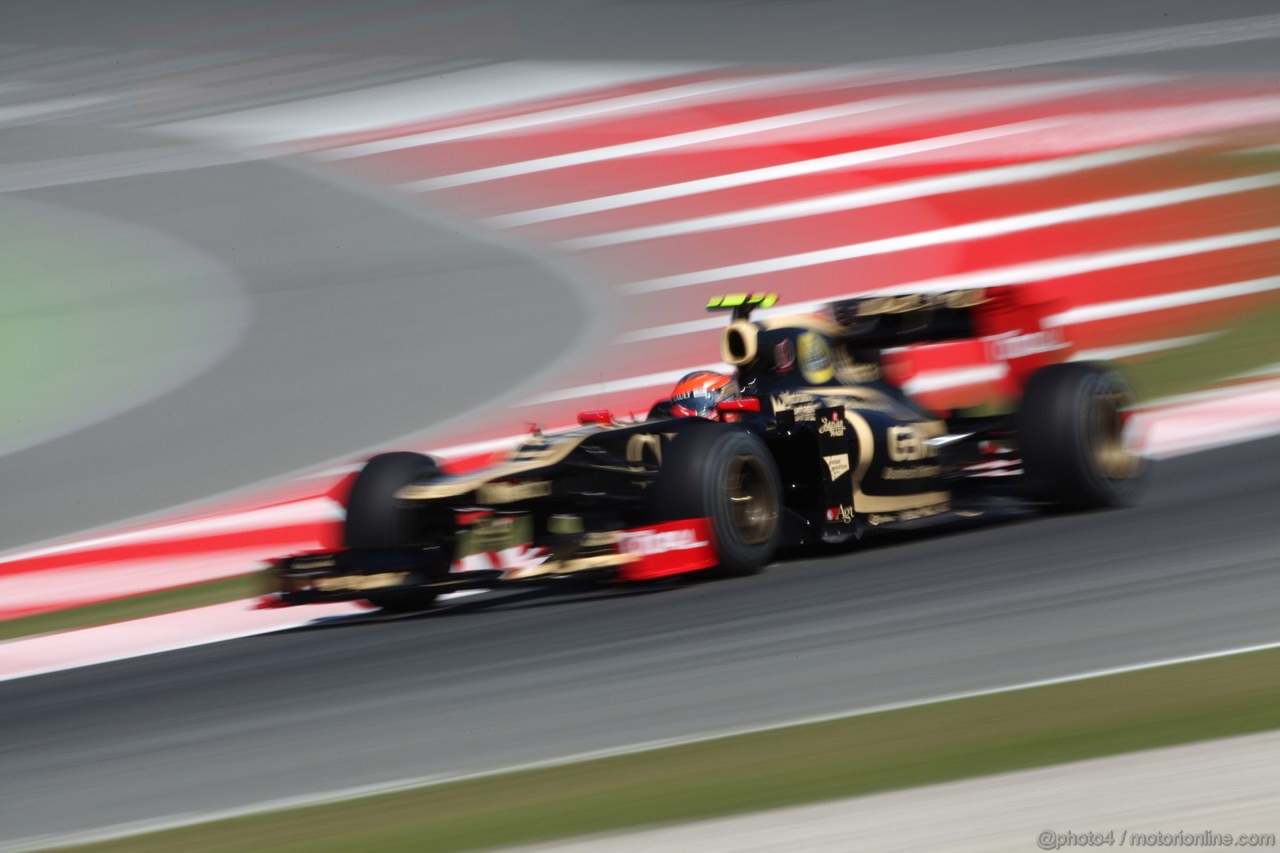 GP SPAGNA, 11.05.2012- Prove Libere 1, Romain Grosjean (FRA) Lotus F1 Team E20