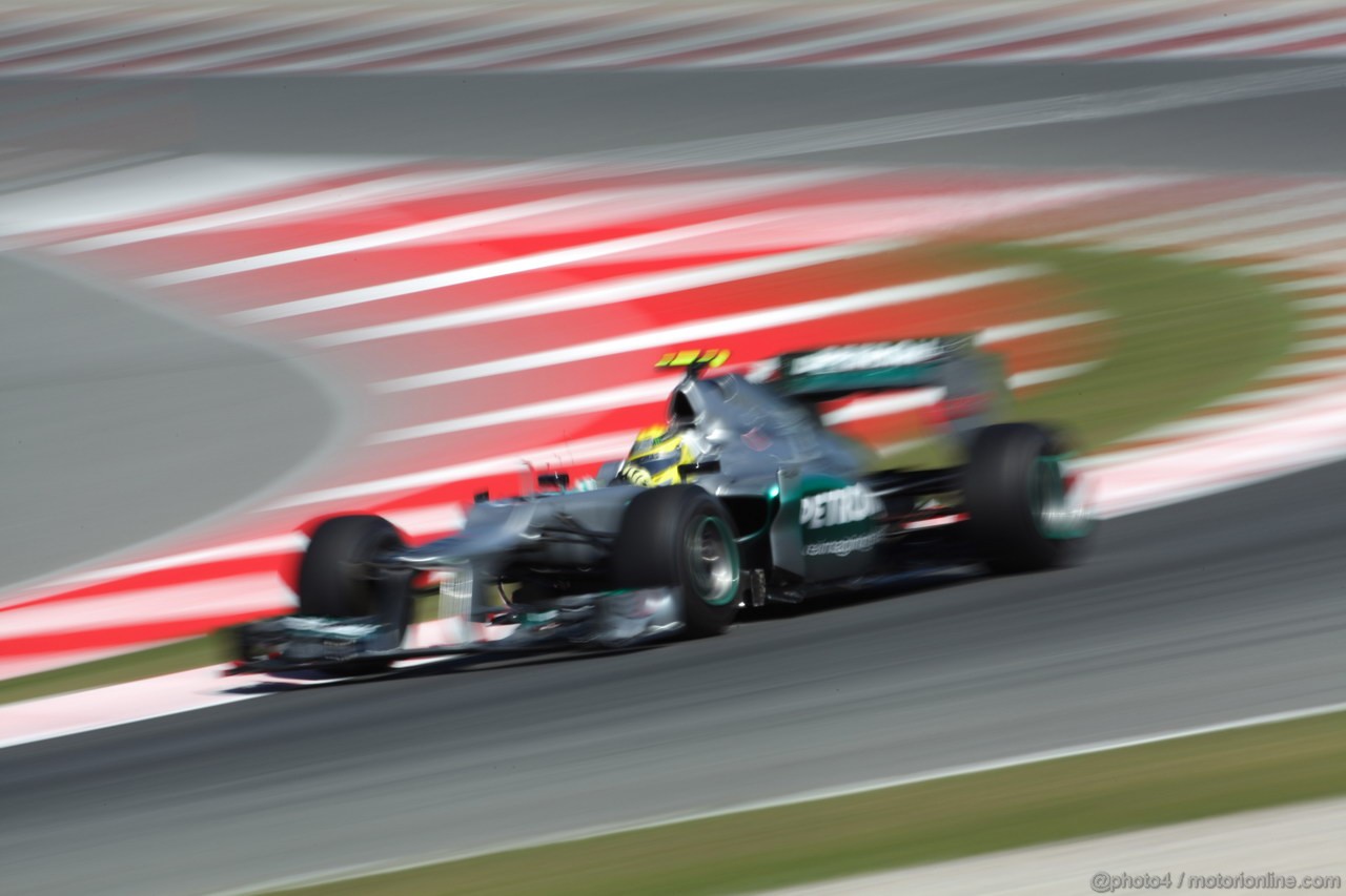 GP SPAGNA, 11.05.2012- Prove Libere 1, Nico Rosberg (GER) Mercedes AMG F1 W03