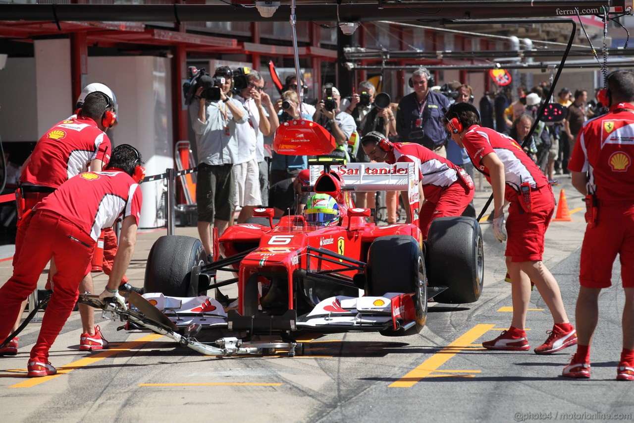 GP SPAGNA, 11.05.2012- Prove Libere 1, Fernando Alonso (ESP) Ferrari F2012