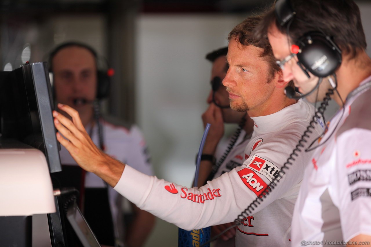 GP SPAGNA, 11.05.2012- Prove Libere 1, Jenson Button (GBR) McLaren Mercedes MP4-27