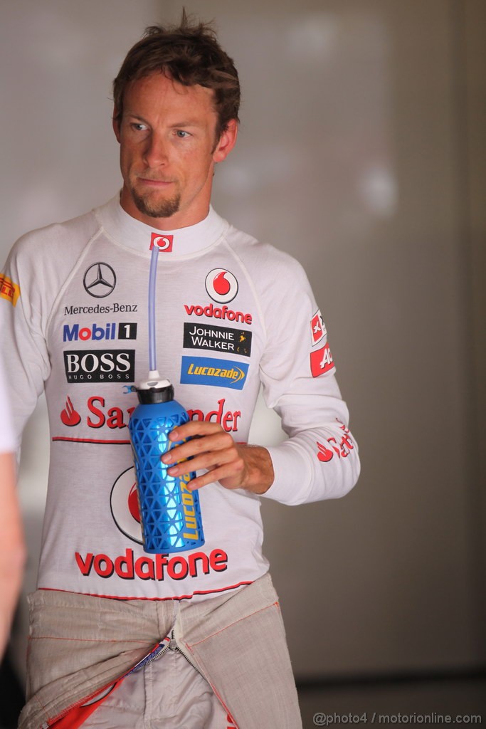GP SPAGNA, 11.05.2012- Prove Libere 1, Jenson Button (GBR) McLaren Mercedes MP4-27