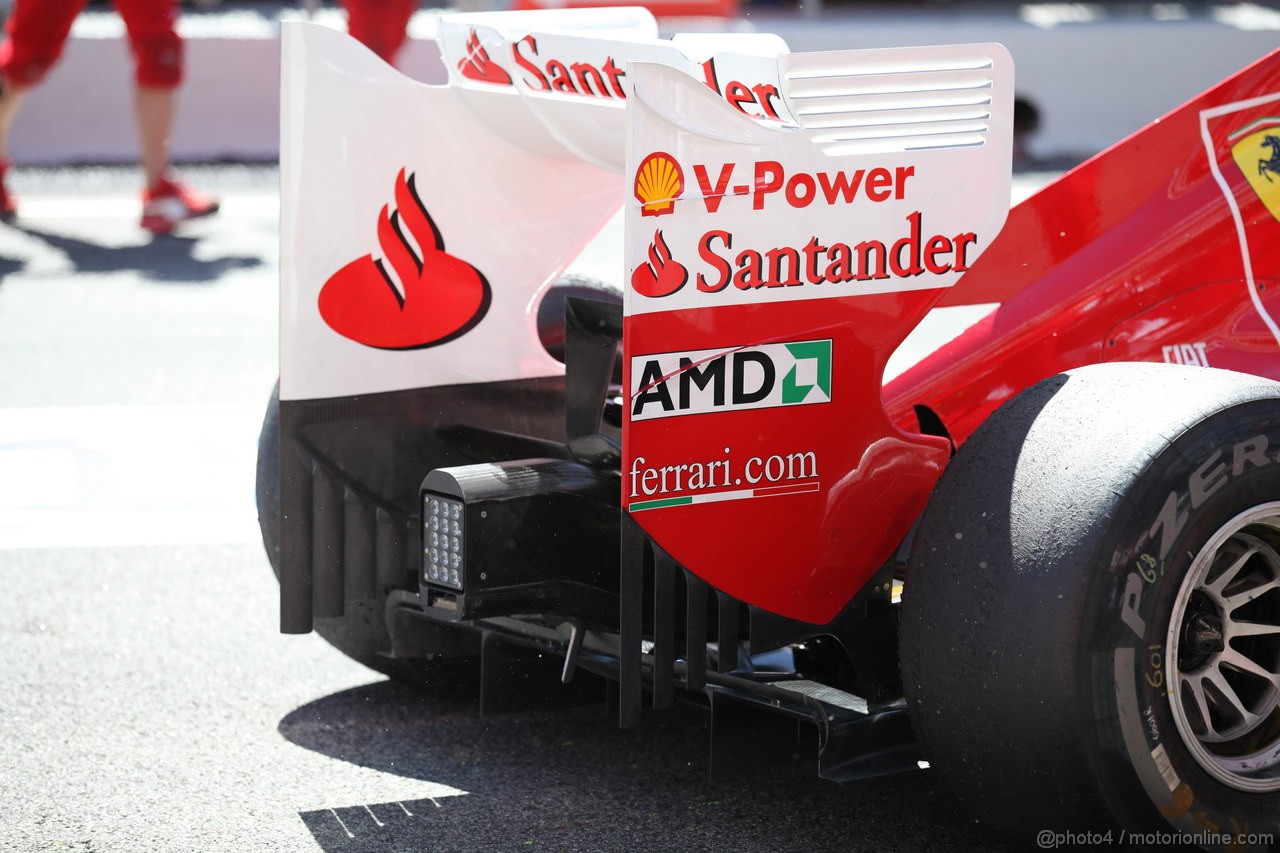 GP SPAGNA, 11.05.2012- Prove Libere 1,  Ferrari F2012 detail 