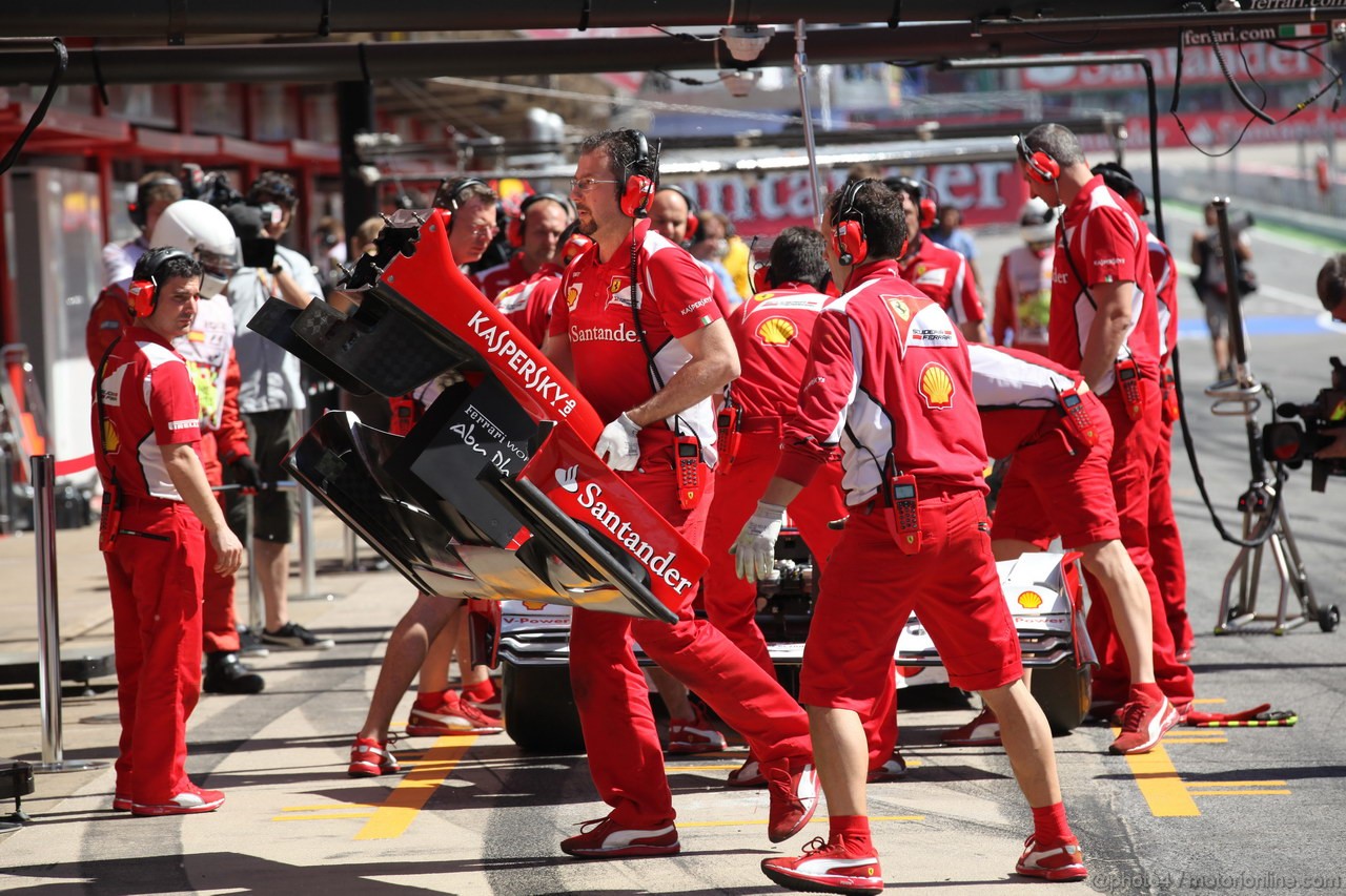 GP SPAGNA, 11.05.2012- Prove Libere 1, Fernando Alonso (ESP) Ferrari F2012