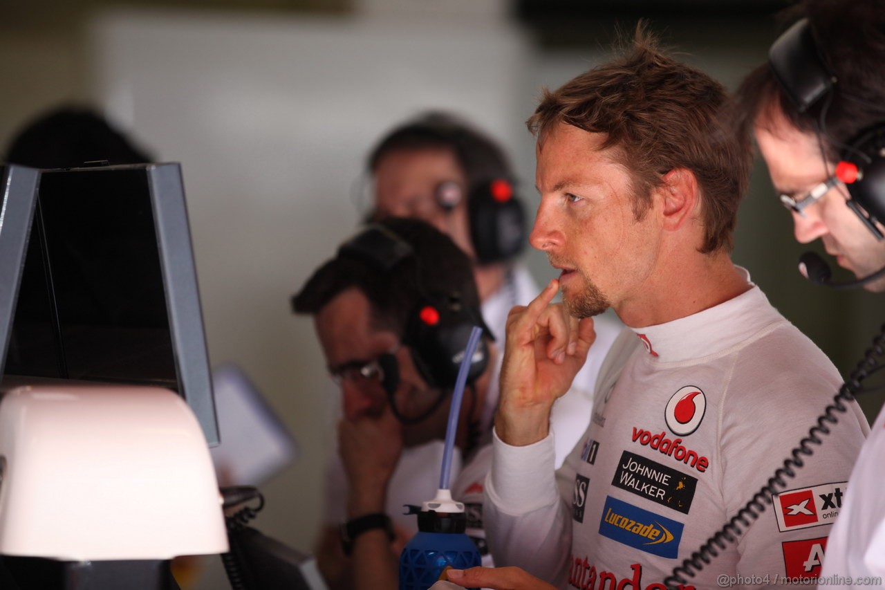 GP SPAGNA, 11.05.2012- Prove Libere 1, Jenson Button (GBR) McLaren Mercedes MP4-27 