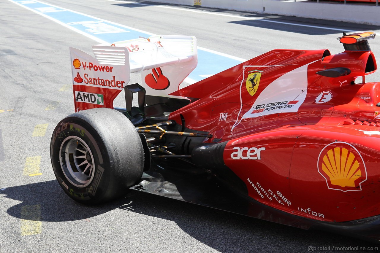 GP SPAGNA, 11.05.2012- Prove Libere 1, Fernando Alonso (ESP) Ferrari F2012 