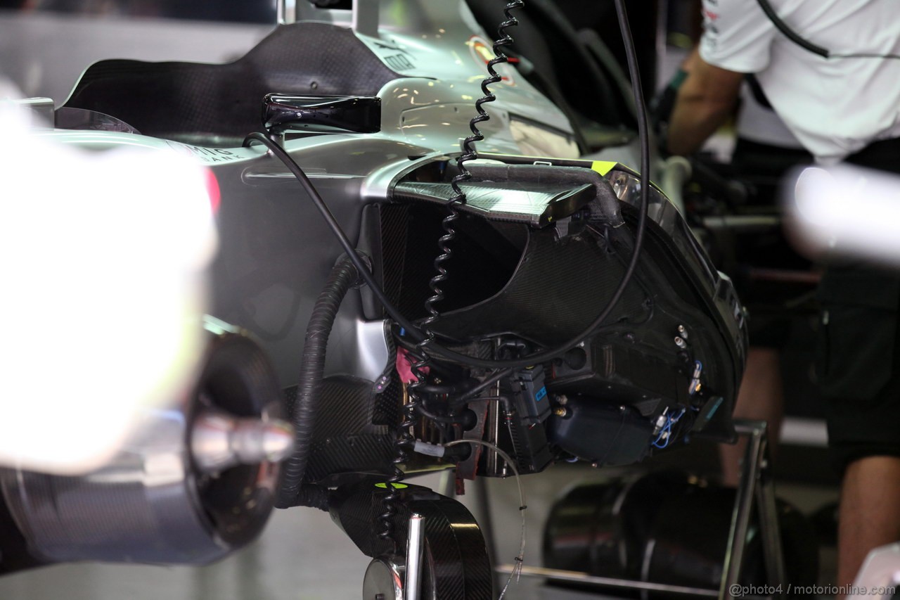 GP SPAGNA, 11.05.2012- Prove Libere 1, Mercedes AMG F1 W03 detail