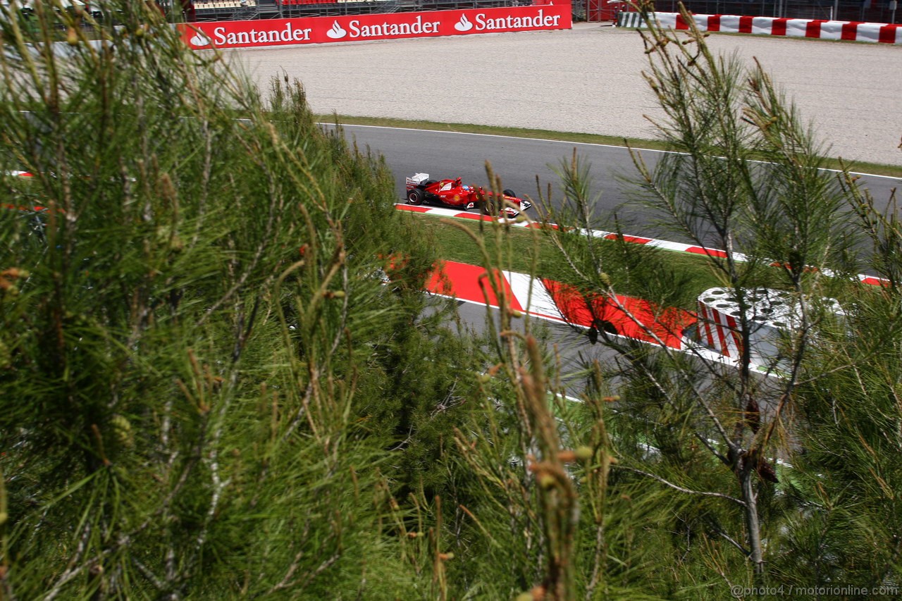 GP SPAGNA, 11.05.2012- Prove Libere 2, Fernando Alonso (ESP) Ferrari F2012