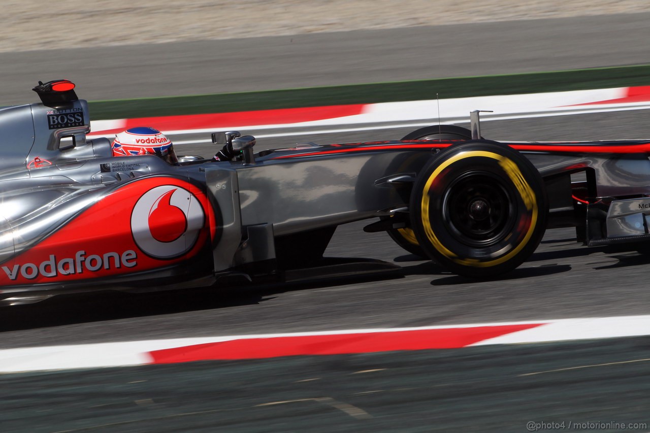 GP SPAGNA, 11.05.2012- Prove Libere 2, Jenson Button (GBR) McLaren Mercedes MP4-27 