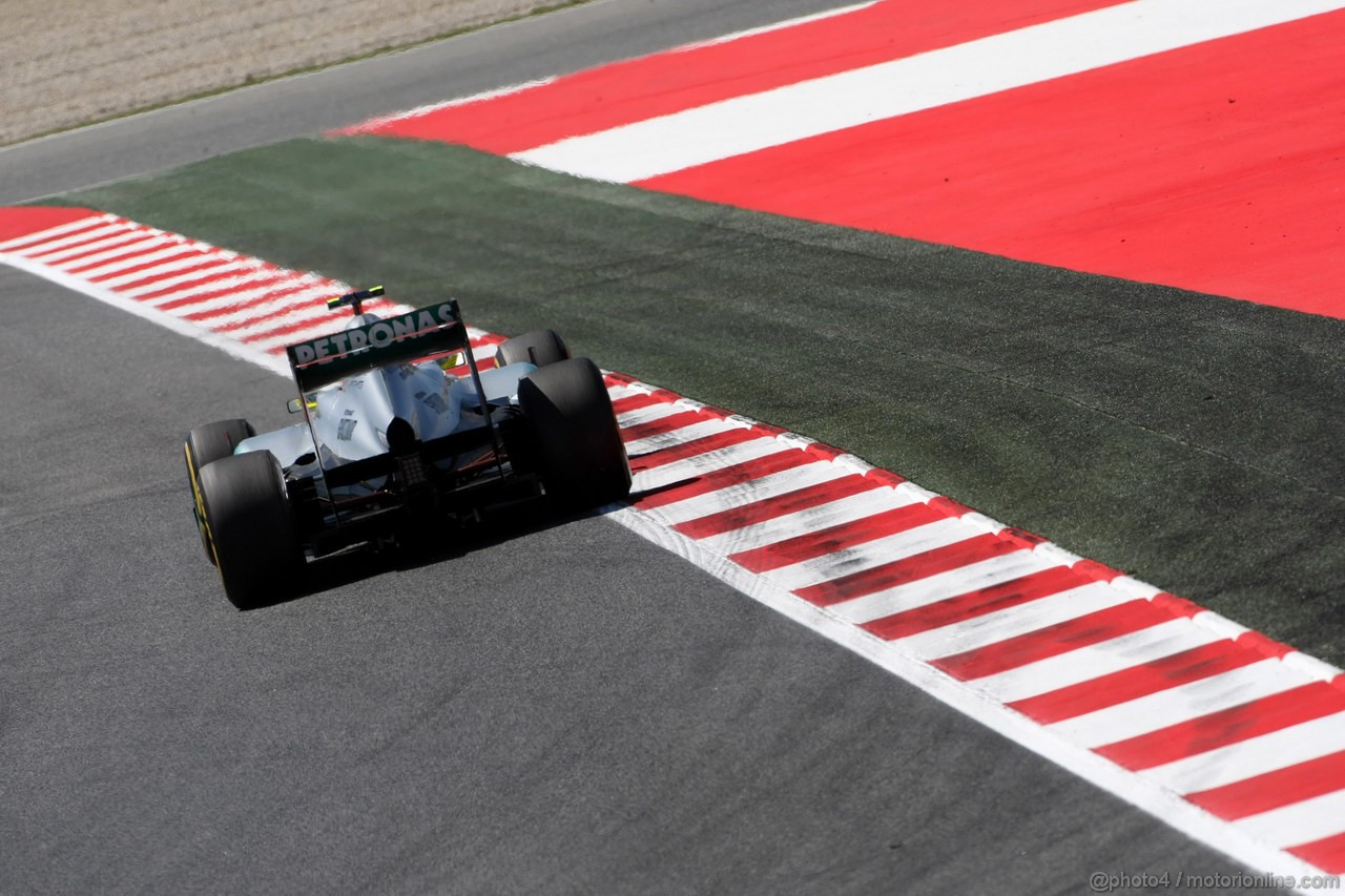 GP SPAGNA, 11.05.2012- Prove Libere 2, Nico Rosberg (GER) Mercedes AMG F1 W03 