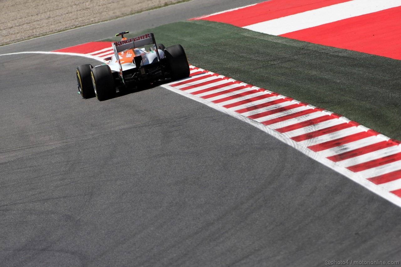 GP SPAGNA, 11.05.2012- Prove Libere 2, Paul di Resta (GBR) Sahara Force India F1 Team VJM05