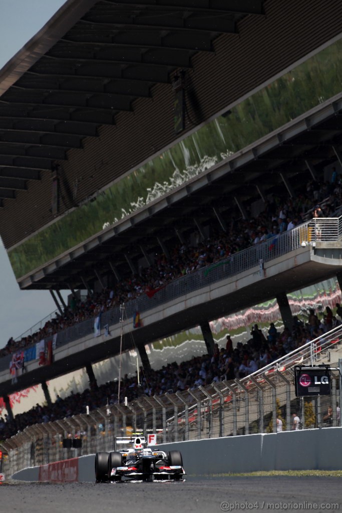 GP SPAGNA, 11.05.2012- Prove Libere 2, Sergio Prez (MEX) Sauber F1 Team C31