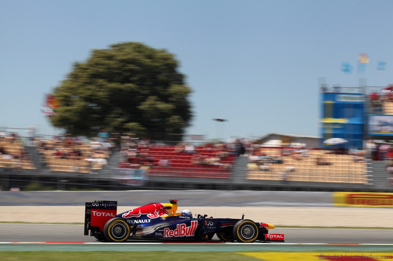 GP SPAGNA, 11.05.2012- Prove Libere 2, Sebastian Vettel (GER) Red Bull Racing RB8