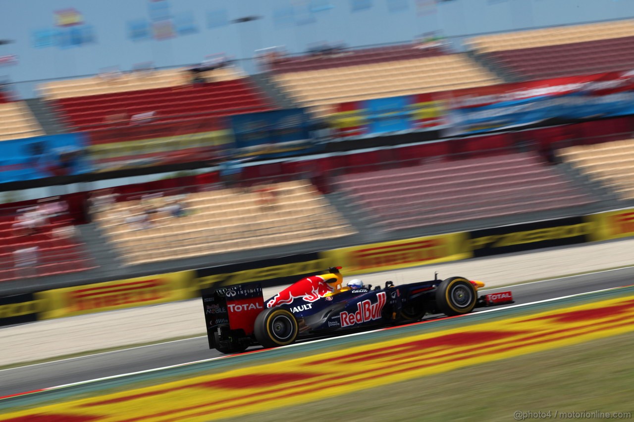 GP SPAGNA, 11.05.2012- Prove Libere 2, Sebastian Vettel (GER) Red Bull Racing RB8
