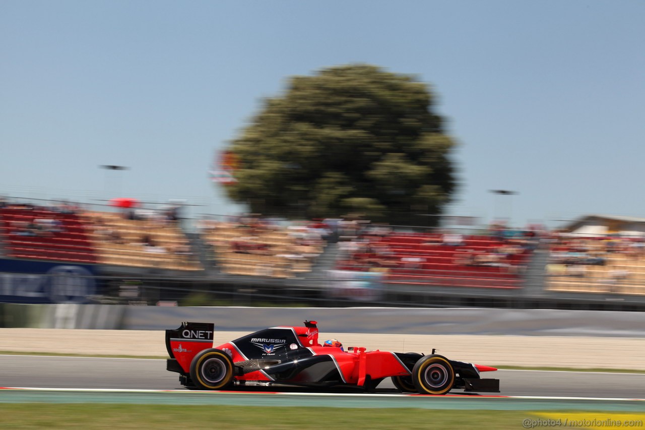 GP SPAGNA, 11.05.2012- Prove Libere 2, Timo Glock (GER) Marussia F1 Team MR01 