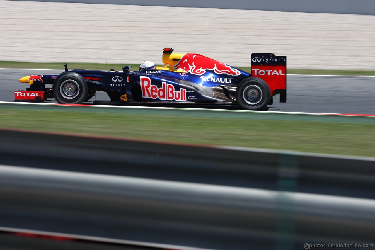 GP SPAGNA, 11.05.2012- Prove Libere 2, Sebastian Vettel (GER) Red Bull Racing RB8