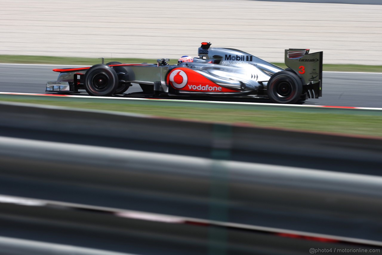 GP SPAGNA, 11.05.2012- Prove Libere 2, Jenson Button (GBR) McLaren Mercedes MP4-27
