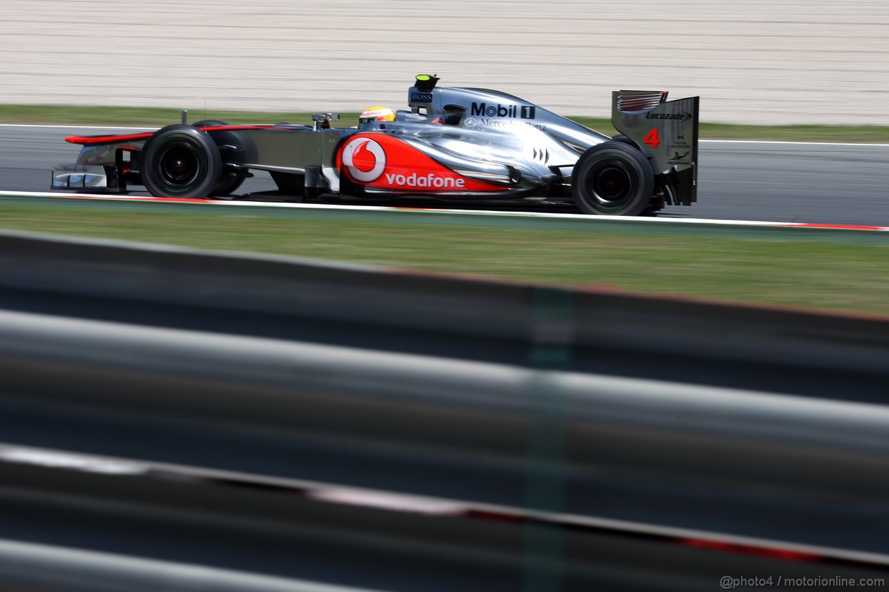 GP SPAGNA, 11.05.2012- Prove Libere 2, Lewis Hamilton (GBR) McLaren Mercedes MP4-27