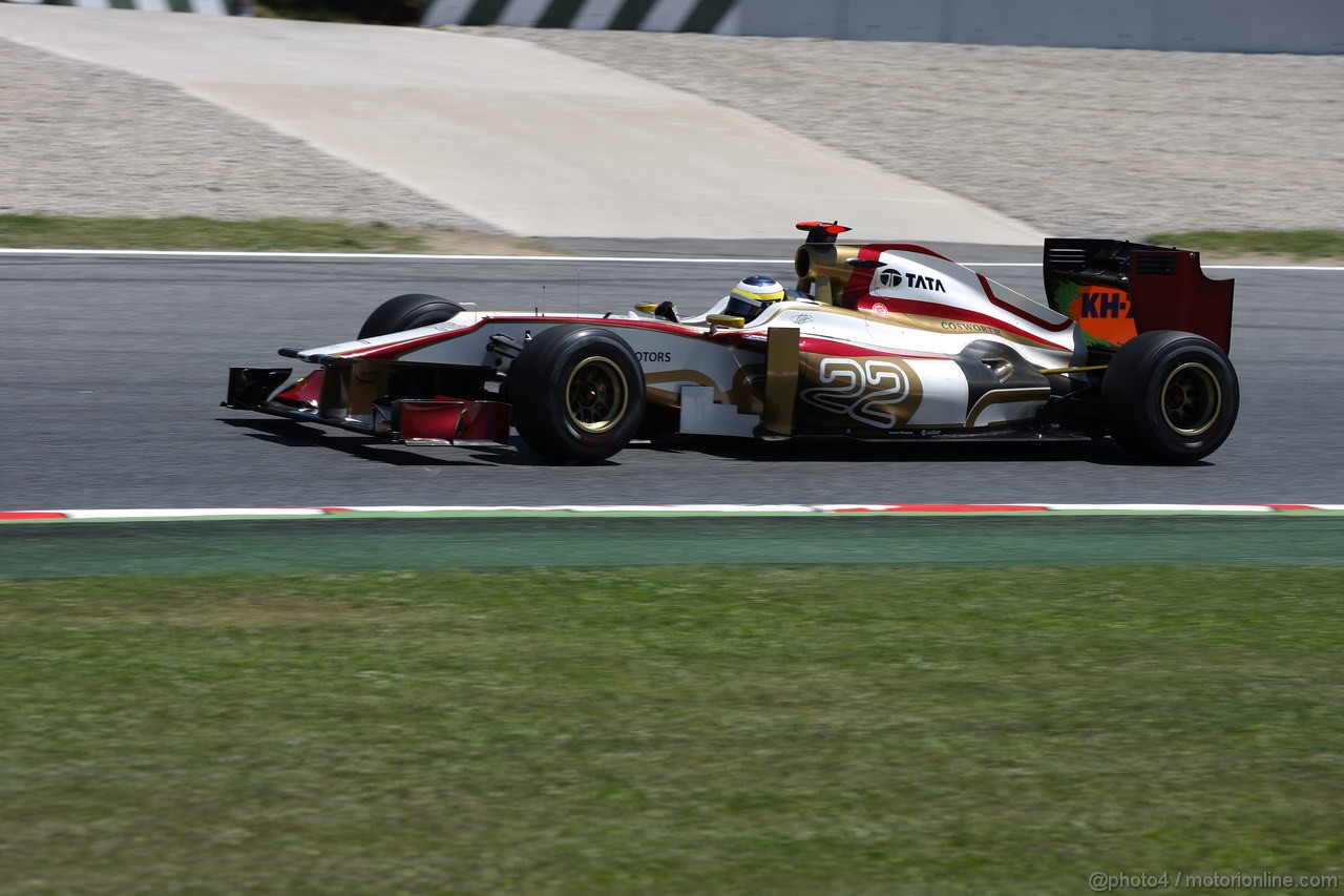 GP SPAGNA, 11.05.2012- Prove Libere 2, Pedro de la Rosa (ESP) HRT Formula 1 Team F112 