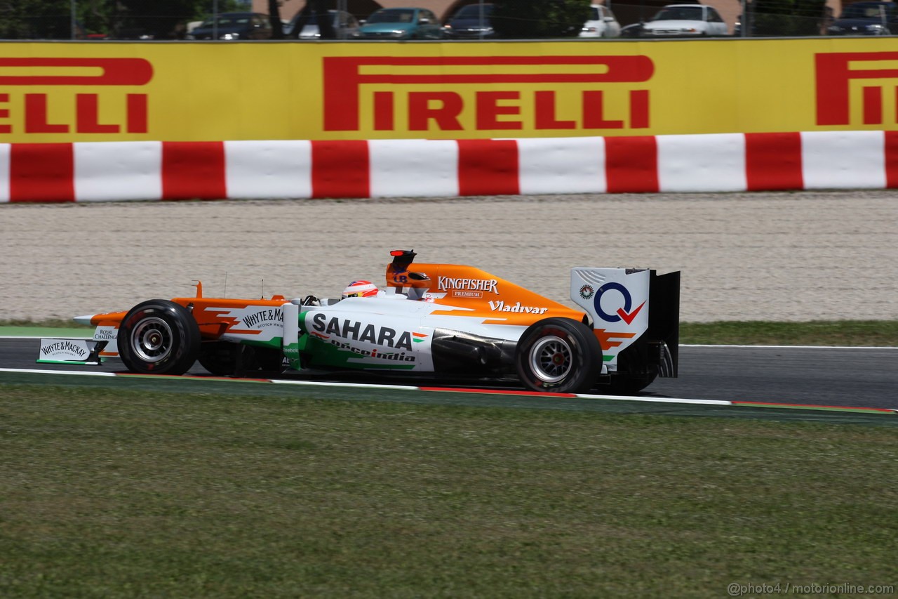 GP SPAGNA, 11.05.2012- Prove Libere 2, Nico Hulkenberg (GER) Sahara Force India F1 Team VJM05 