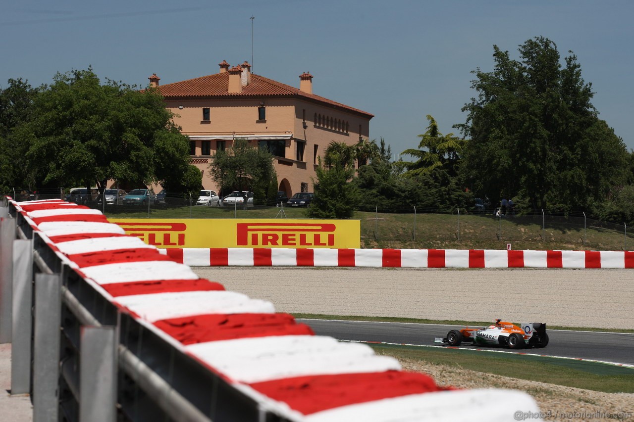 GP SPAGNA, 11.05.2012- Prove Libere 2, Nico Hulkenberg (GER) Sahara Force India F1 Team VJM05 