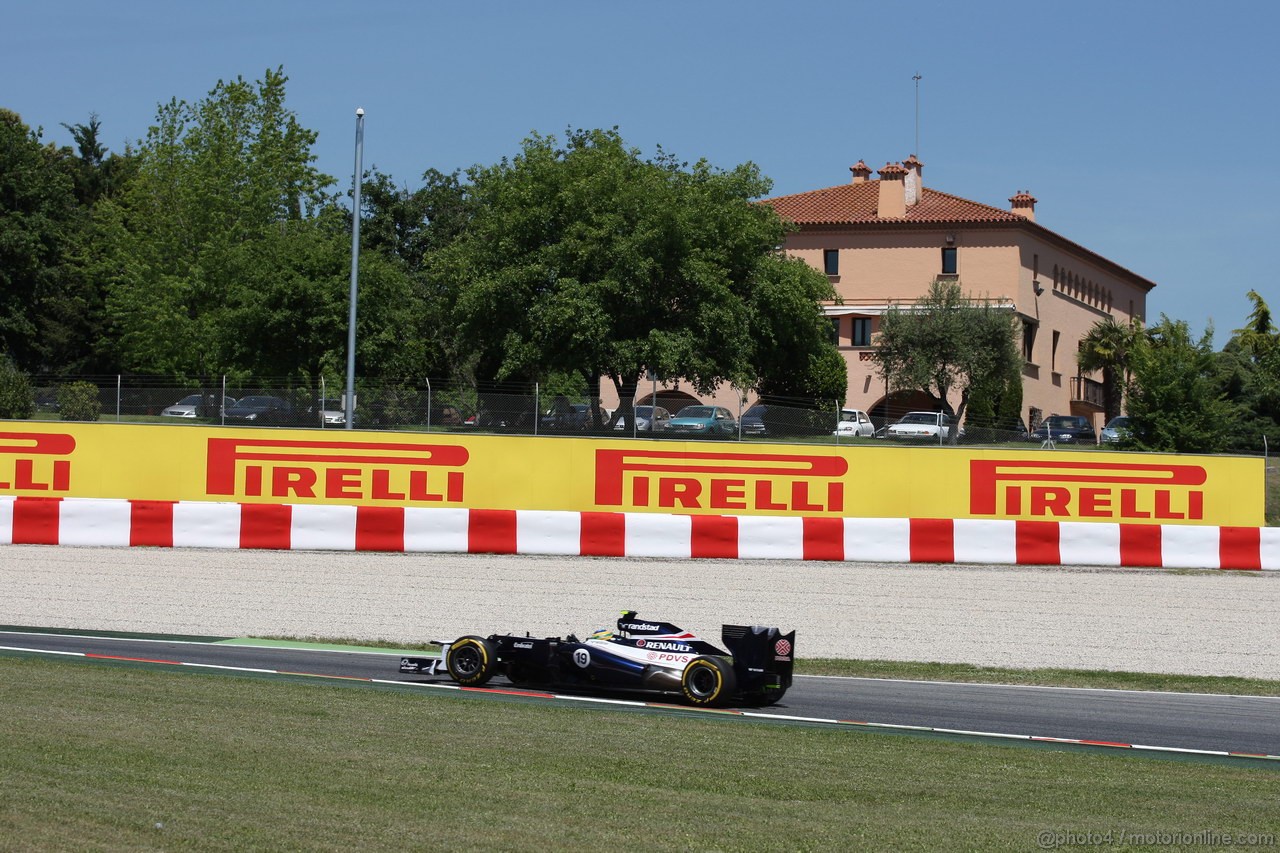 GP SPAGNA, 11.05.2012- Prove Libere 2, Bruno Senna (BRA) Williams F1 Team FW34 