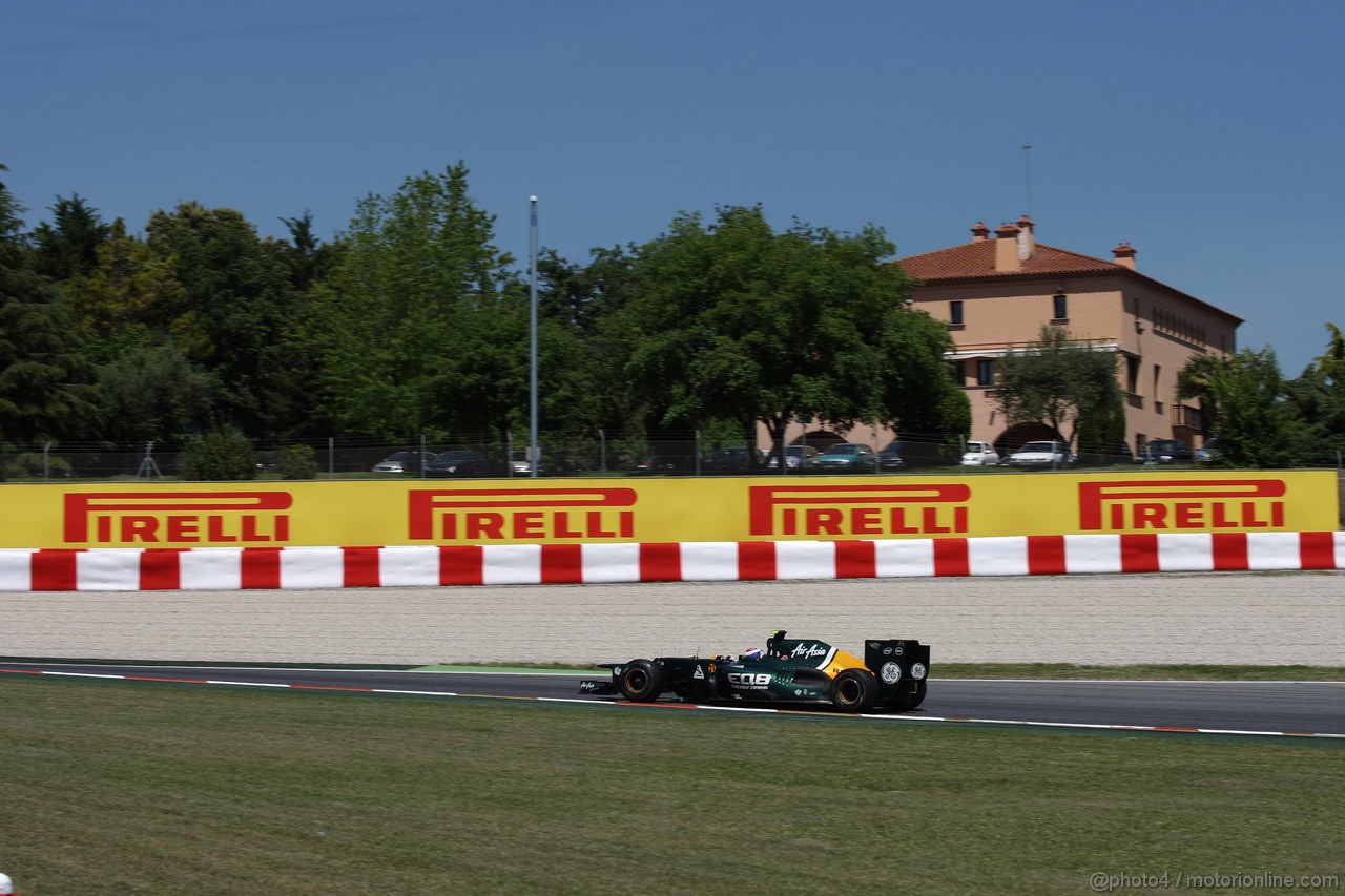 GP SPAGNA, 11.05.2012- Prove Libere 2, Vitaly Petrov (RUS) Caterham F1 Team CT01 