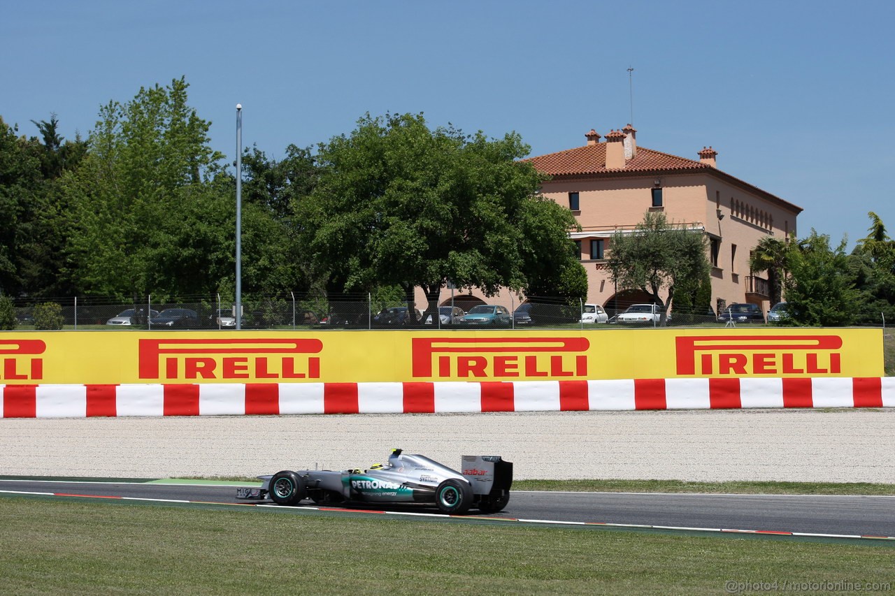 GP SPAGNA, 11.05.2012- Prove Libere 2, Nico Rosberg (GER) Mercedes AMG F1 W03