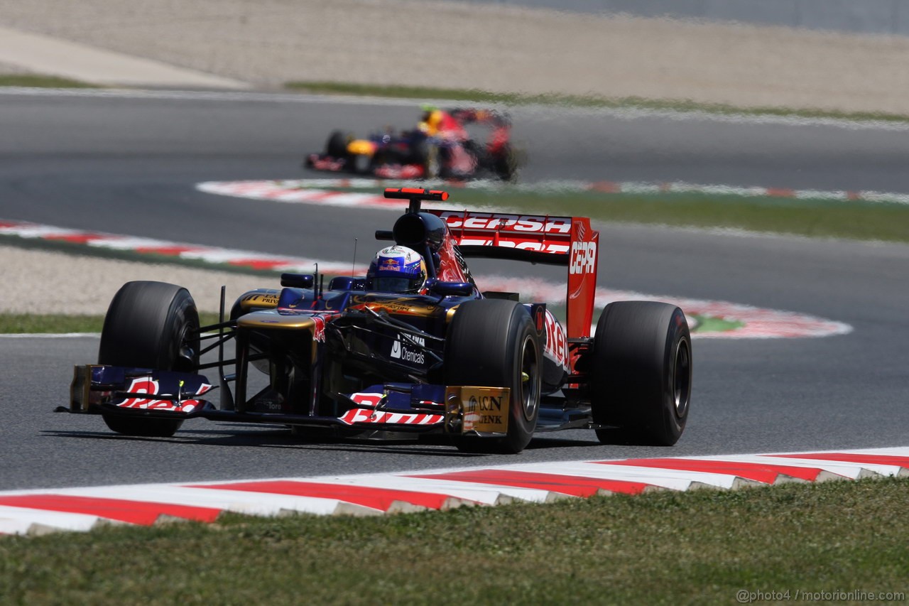 GP SPAGNA, 11.05.2012- Prove Libere 2, Daniel Ricciardo (AUS) Scuderia Toro Rosso STR7 