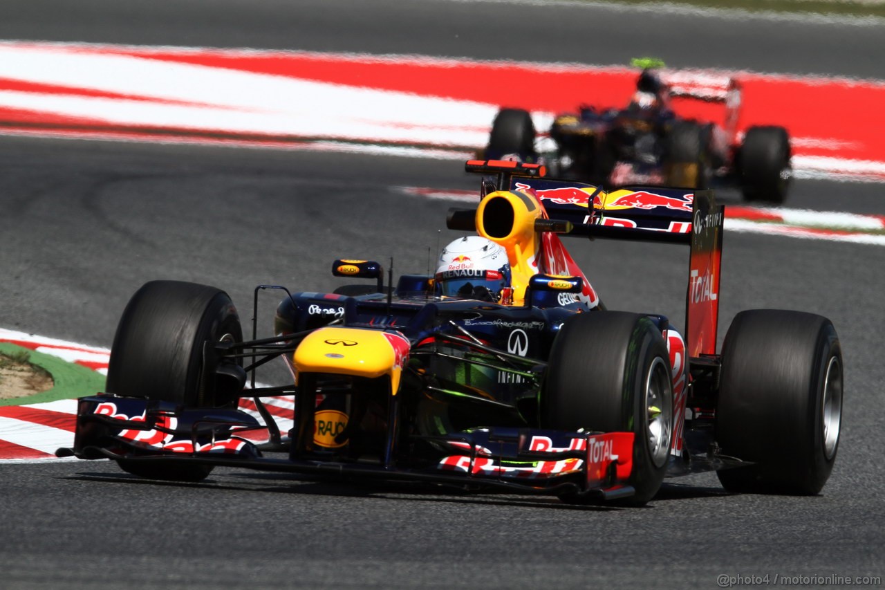GP SPAGNA, 11.05.2012- Prove Libere 2, Sebastian Vettel (GER) Red Bull Racing RB8 