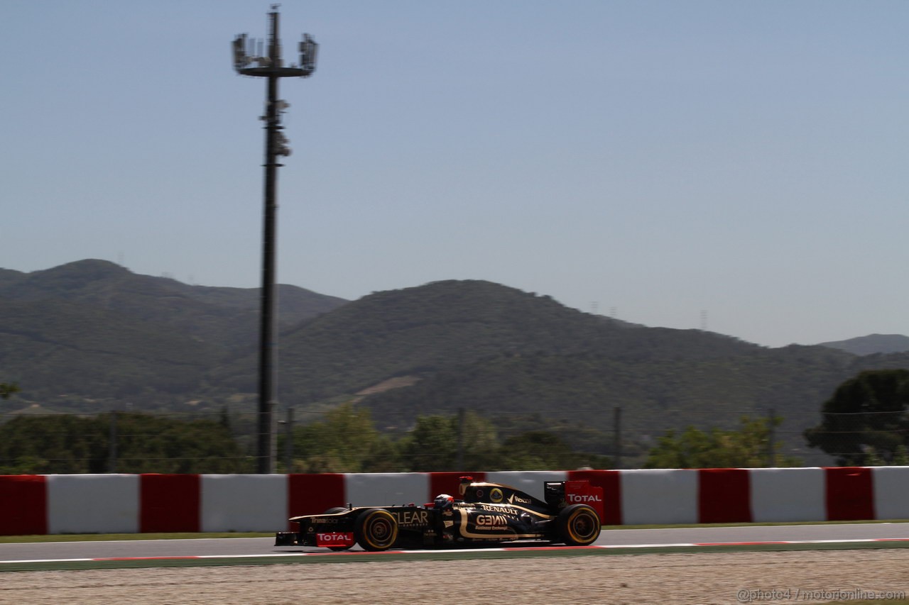 GP SPAGNA, 11.05.2012- Prove Libere 2, Kimi Raikkonen (FIN) Lotus F1 Team E20 