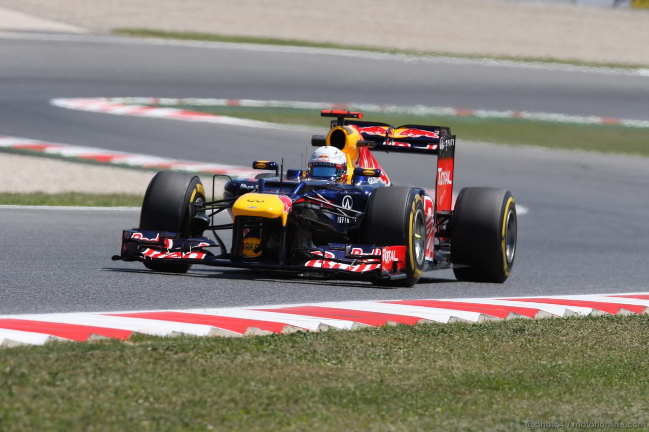 GP SPAGNA, 11.05.2012- Prove Libere 2, Sebastian Vettel (GER) Red Bull Racing RB8
