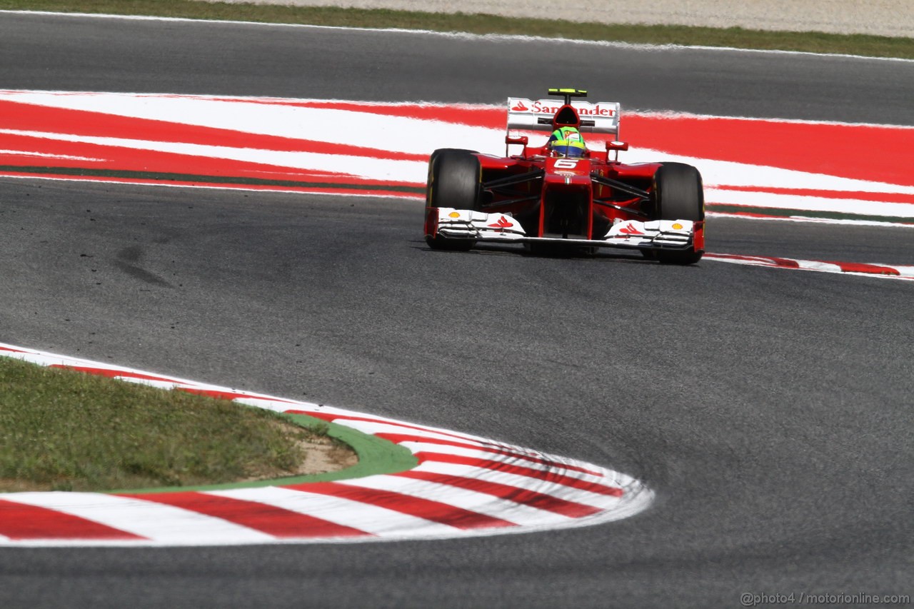 GP SPAGNA, 11.05.2012- Prove Libere 2, Felipe Massa (BRA) Ferrari F2012 
