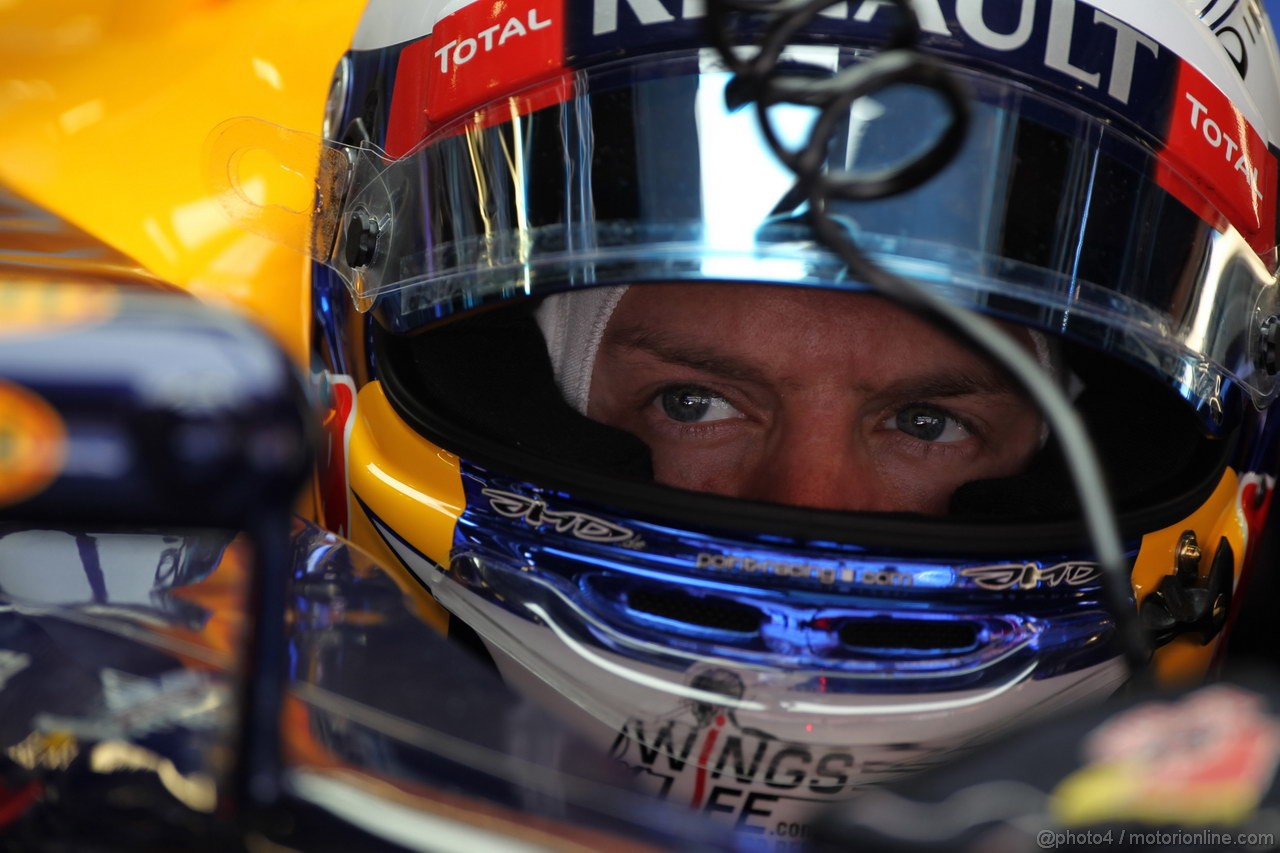 GP SPAGNA, 11.05.2012- Prove Libere 2, Sebastian Vettel (GER) Red Bull Racing RB8 