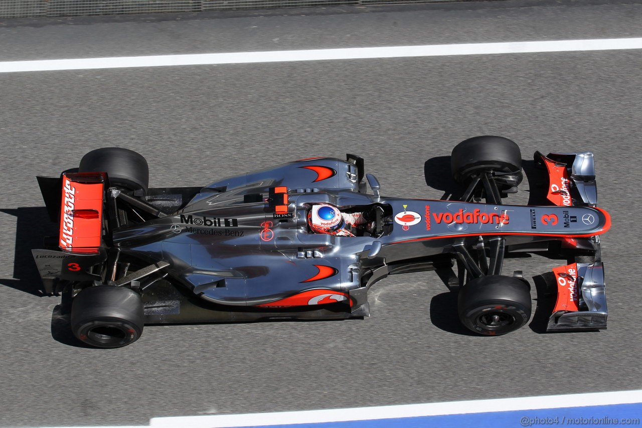 GP SPAGNA, 11.05.2012- Prove Libere 2, Jenson Button (GBR) McLaren Mercedes MP4-27 