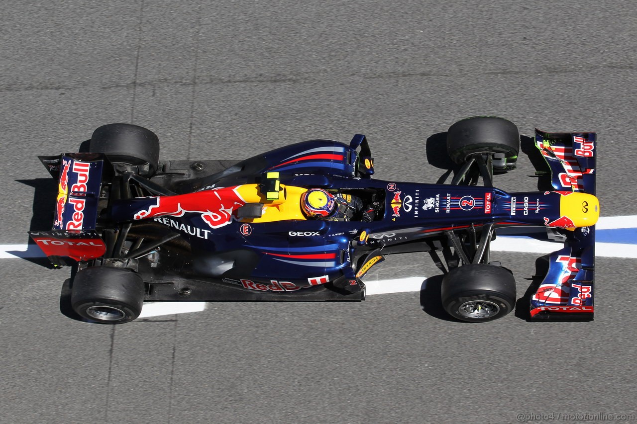 GP SPAGNA, 11.05.2012- Prove Libere 2, Mark Webber (AUS) Red Bull Racing RB8