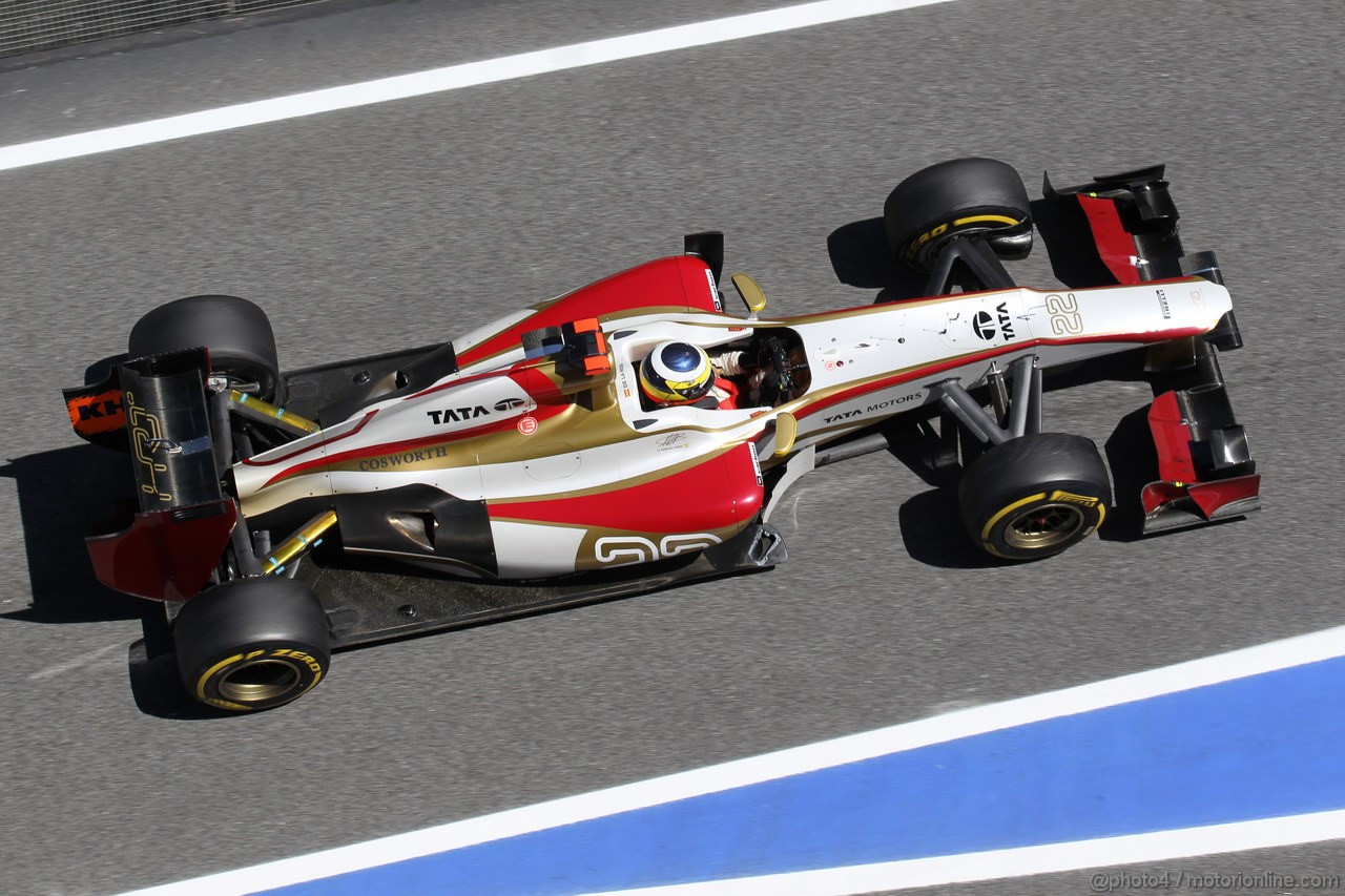 GP SPAGNA, 11.05.2012- Prove Libere 2, Pedro de la Rosa (ESP) HRT Formula 1 Team F112 