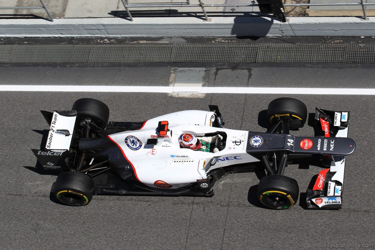GP SPAGNA, 11.05.2012- Prove Libere 2, Kamui Kobayashi (JAP) Sauber F1 Team C31 