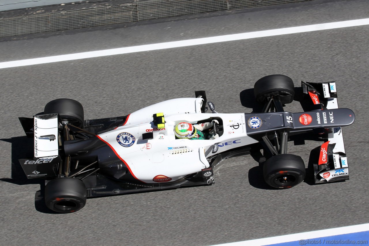 GP SPAGNA, 11.05.2012- Prove Libere 2, Sergio Prez (MEX) Sauber F1 Team C31