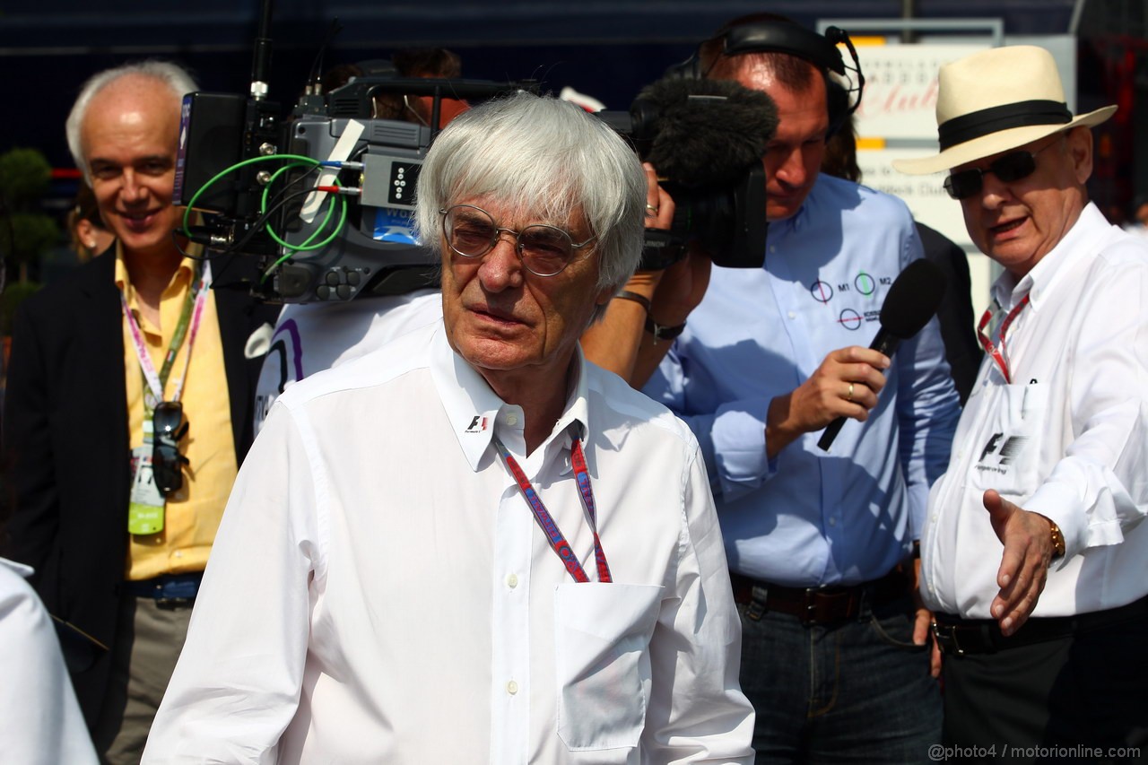 GP UNGHERIA, 29.07.2012- Bernie Ecclestone (GBR), President e CEO of Formula One Management  