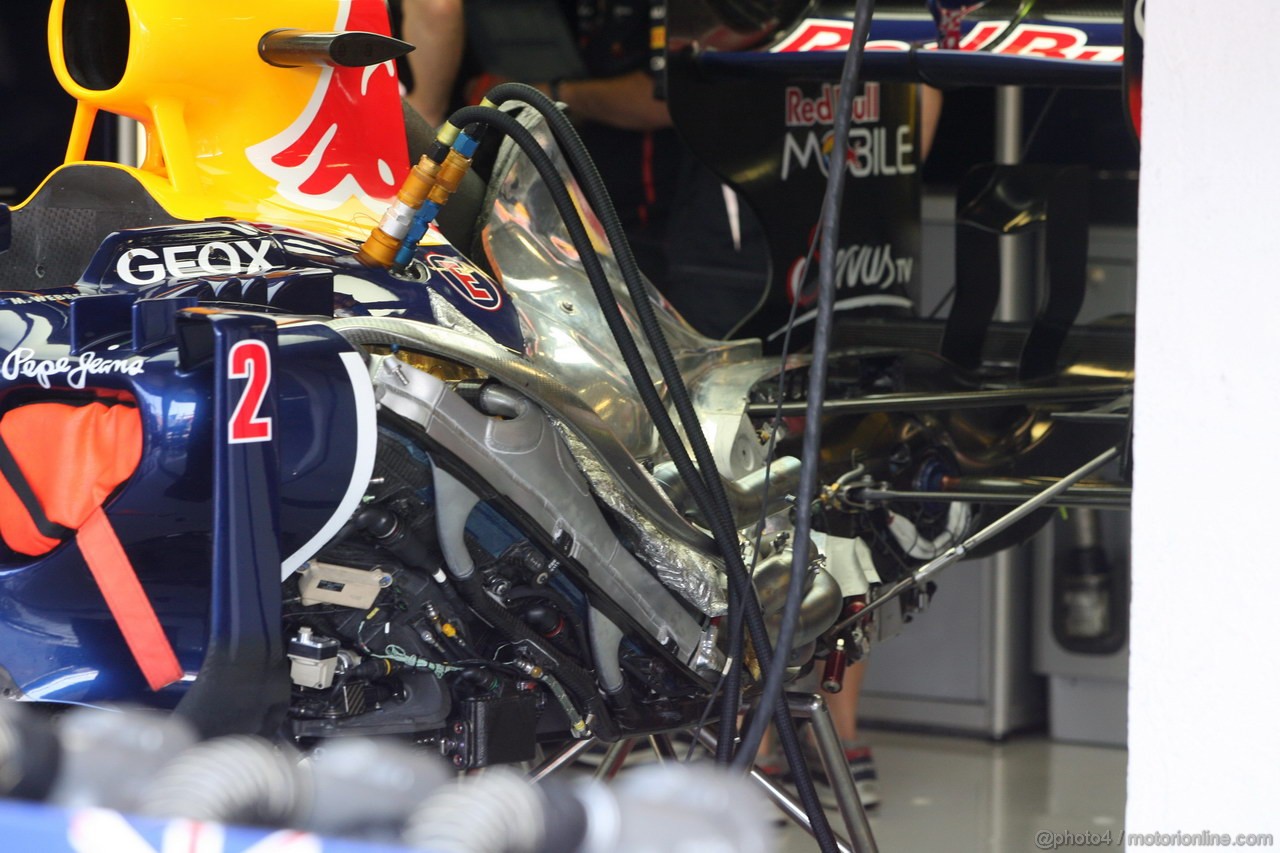 GP UNGHERIA, 29.07.2012- Mark Webber (AUS) Red Bull Racing RB8 