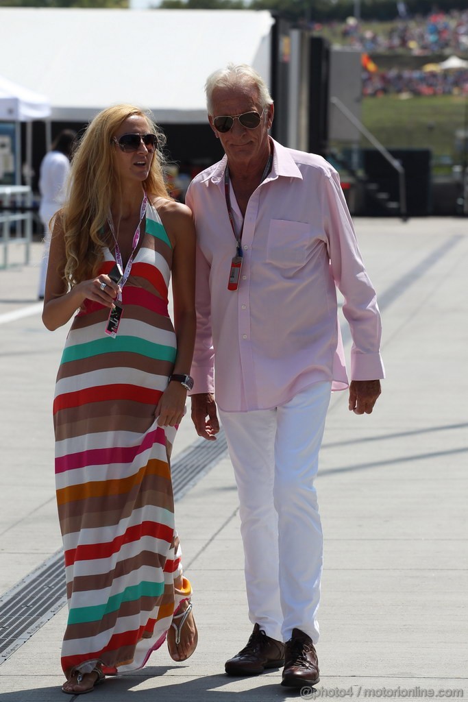 GP UNGHERIA, 29.07.2012- John Button (GBR), father of Jenson Button (GBR) 