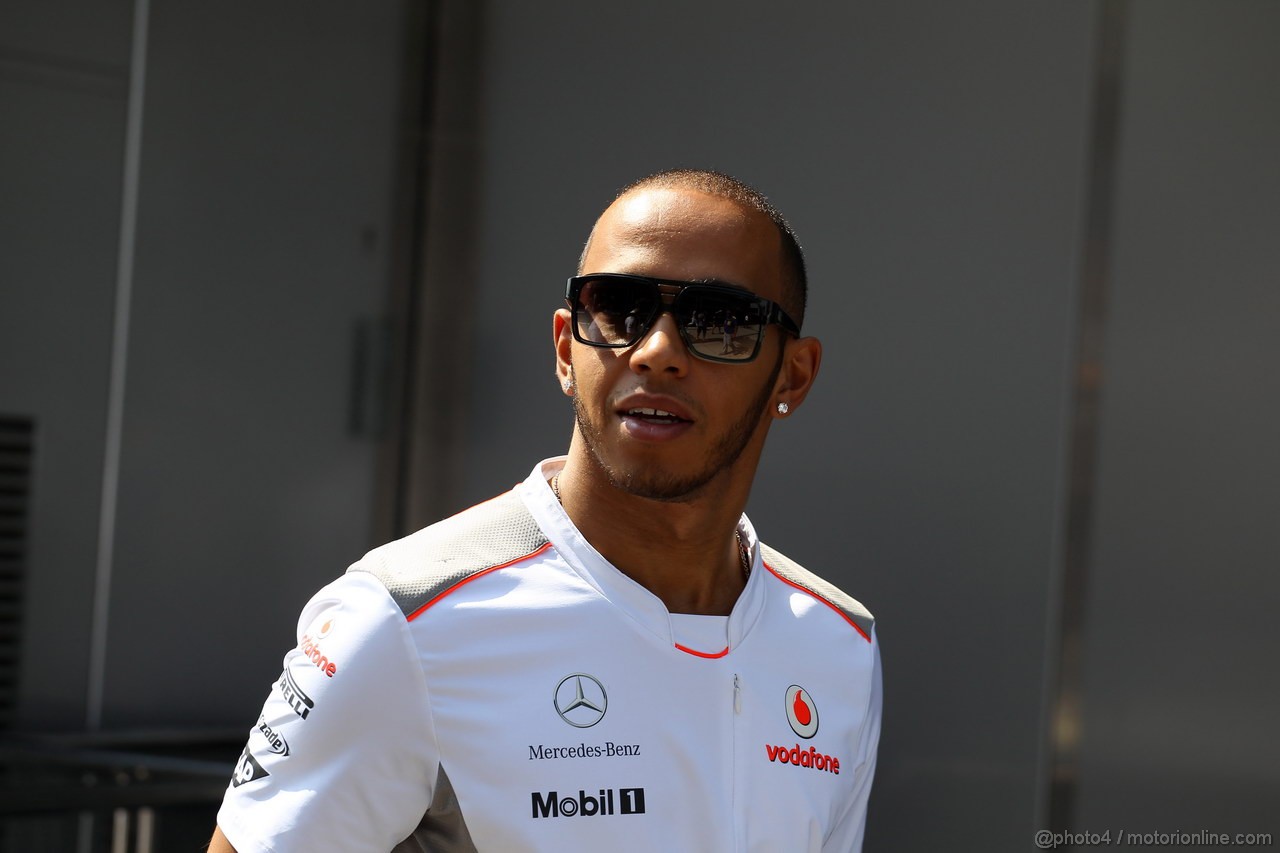 GP UNGHERIA, 29.07.2012- Lewis Hamilton (GBR) McLaren Mercedes MP4-27 